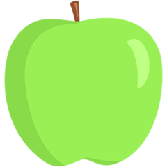🍏 Grüner Apfel Emoji auf Messenger