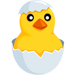 🐣 Pollito saliendo del huevo Emoji en Messenger