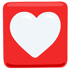 Heart Decoration Emoji in Messenger