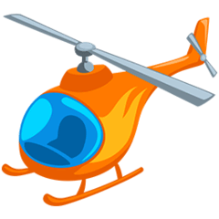 🚁 Hélicoptère Emoji in Messenger