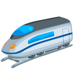Train à grande vitesse Émoji Messenger