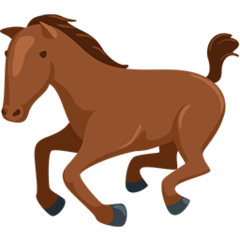 🐎 Pferd Emoji auf Messenger
