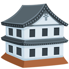 🏯 Japanisches Schloss Emoji auf Messenger