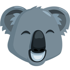 Muso di koala Emoji Messenger