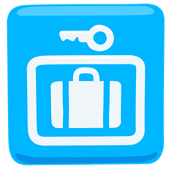 🛅 Consigne à bagages Emoji in Messenger