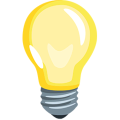 Light Bulb Emoji in Messenger