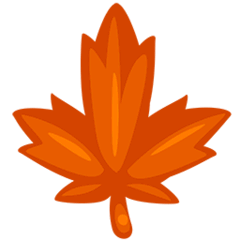 Maple Leaf Emoji in Messenger