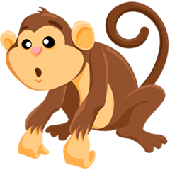 🐒 Monkey Emoji in Messenger