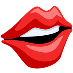 👄 Mouth Emoji in Messenger