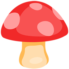 Mushroom Emoji in Messenger