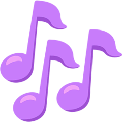 Musical Notes Emoji in Messenger