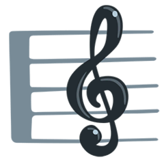 🎼 Partitura musicale Emoji su Messenger