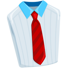 👔 Camicia con cravatta Emoji su Messenger