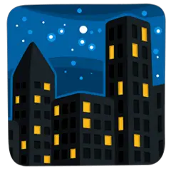 🌃 Night With Stars Emoji in Messenger