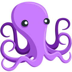 Octopus Emoji in Messenger