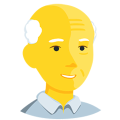 👴 Hombre mayor Emoji — Significado, copiar y pegar, combinaciónes