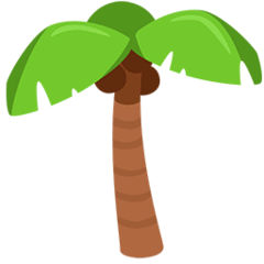 Palm Tree Emoji in Messenger