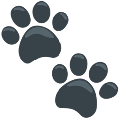 Paw Prints on Messenger