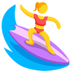 Surfer(in) Emoji Messenger