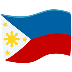Flagge der Philippinen Emoji Messenger