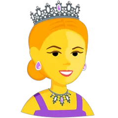 👸 Prinzessin Emoji auf Messenger