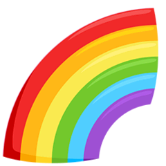 🌈 Regenbogen Emoji auf Messenger