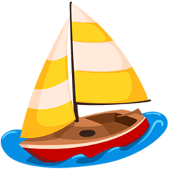 ⛵ Barca a vela Emoji su Messenger