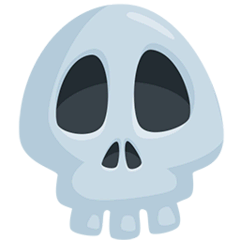 Skull Emoji in Messenger