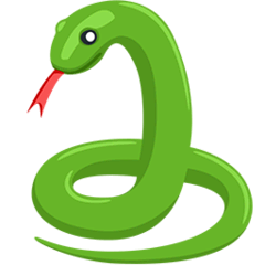 🐍 Snake Emoji in Messenger