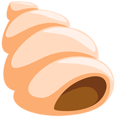 Spiral Shell Emoji in Messenger