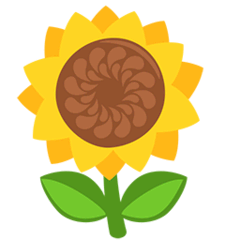 Sunflower Emoji in Messenger