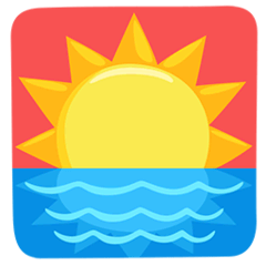 Sonnenaufgang Emoji Messenger