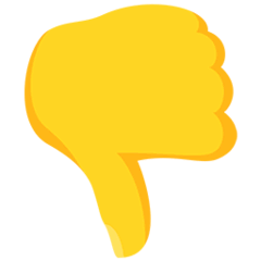 👎 Thumbs Down Emoji in Messenger