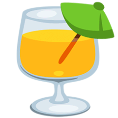 🍹 Bebida tropical Emoji nos Messenger