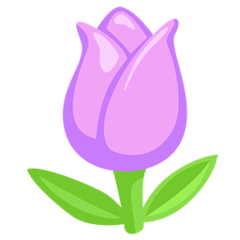 Tulip Emoji in Messenger