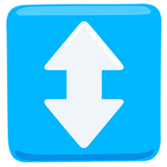 Up-Down Arrow Emoji in Messenger