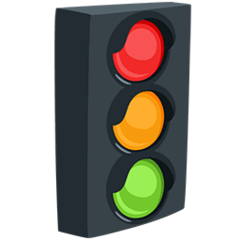 Vertical Traffic Light Emoji in Messenger