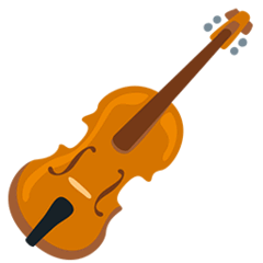 Скрипка Эмодзи в Messenger
