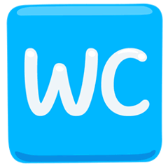 🚾 W. C Emoji in Messenger