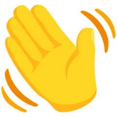 Waving Hand Emoji in Messenger