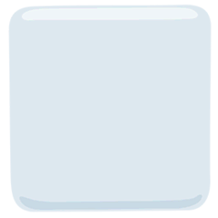 White Large Square Emoji in Messenger