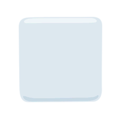 White Medium Square Emoji in Messenger