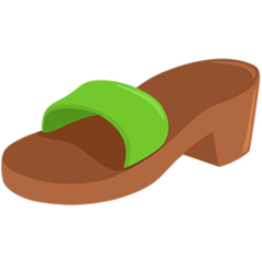 Sandálias com salto Emoji Messenger