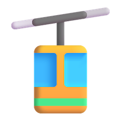 Aerial Tramway Emoji on Windows
