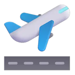 Airplane Departure Emoji on Windows