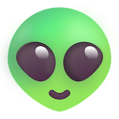 👽 Alien Emoji auf Windows