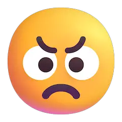 Angry Face on Microsoft