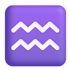 ♒ Segno Zodiacale Dell’Acquario Emoji su Windows