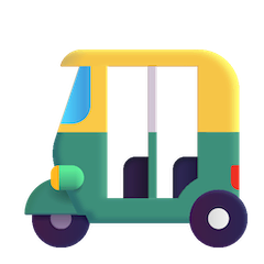 Auto Rickshaw Emoji on Windows