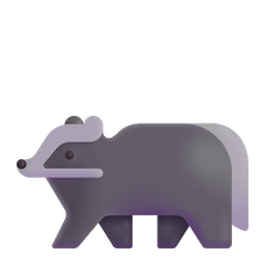 Badger Emoji on Windows